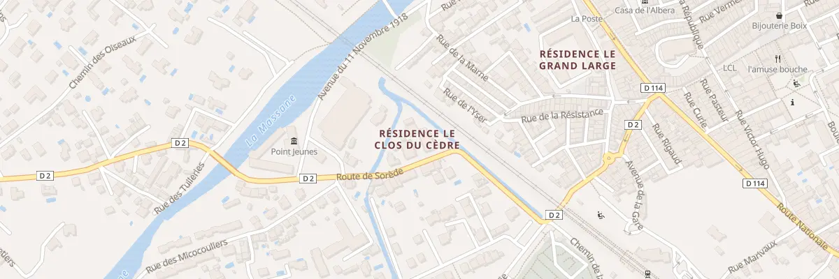 Plan du 5001 Rte de Sorede à Argelès-sur-Mer