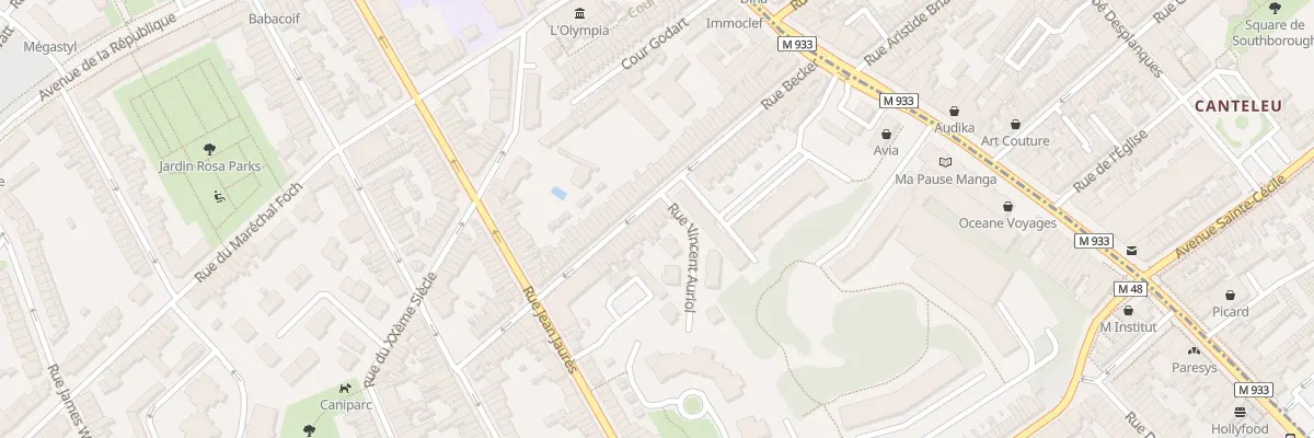 Plan du 51 Rue Becker à Lille