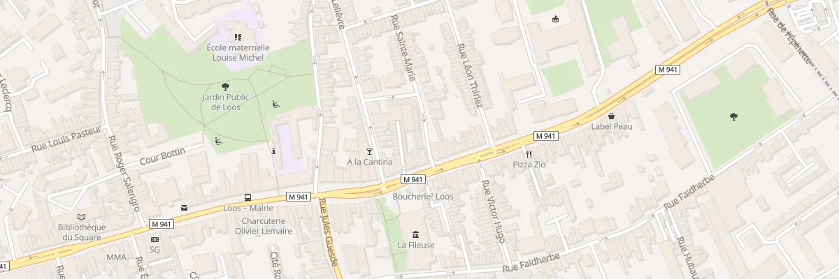 Plan du 40 Rue du Maréchal Foch à Loos