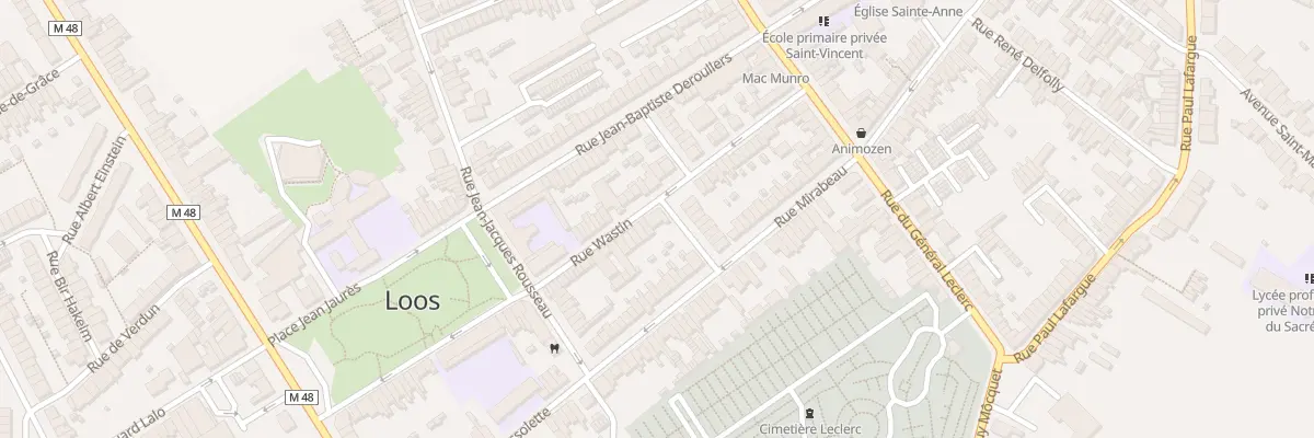 Plan du 35 Rue Wastin à Loos
