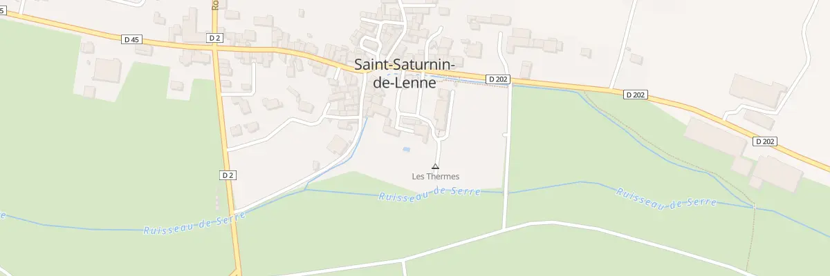 Plan du 5012 Saint Saturnin de Lenne à Saint-Saturnin-de-Lenne