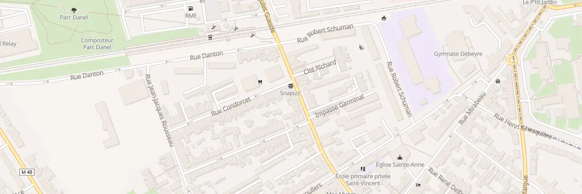 Plan du 16 Rue du Général Leclerc à Loos
