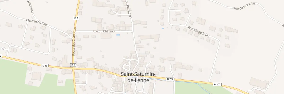 Plan du 5064 Saint Saturnin de Lenne à Saint-Saturnin-de-Lenne