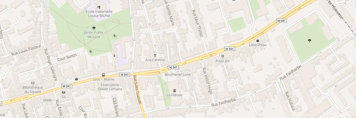 Plan du 38 Rue du Maréchal Foch à Loos