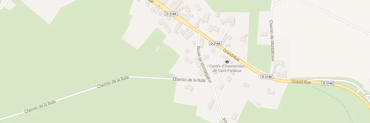Plan du 2 Rte de Monteipdon à Saint-Pardoux