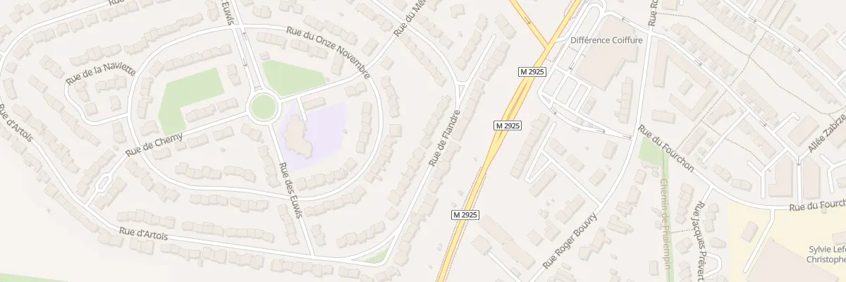 Plan du 25 Rue de Flandre à Seclin
