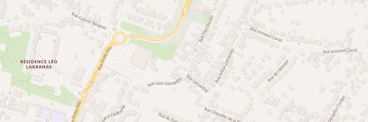 Plan du 3 Rue Paul Baudin à Courcelles-lès-Lens