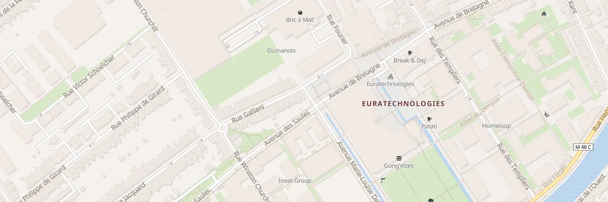 Plan du 44 Rue Galliéni à Lille