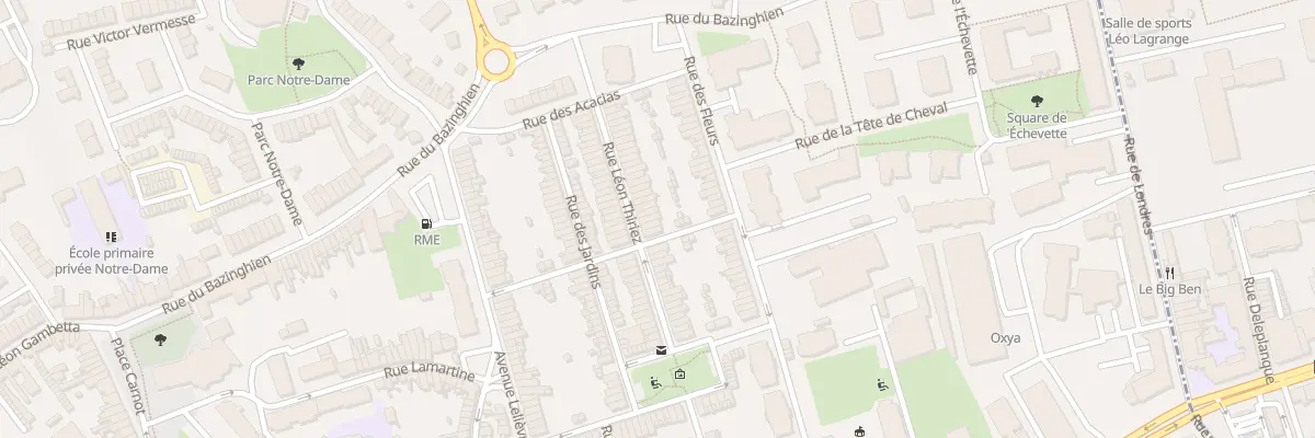 Plan du 78 Rue Léon Thiriez à Loos