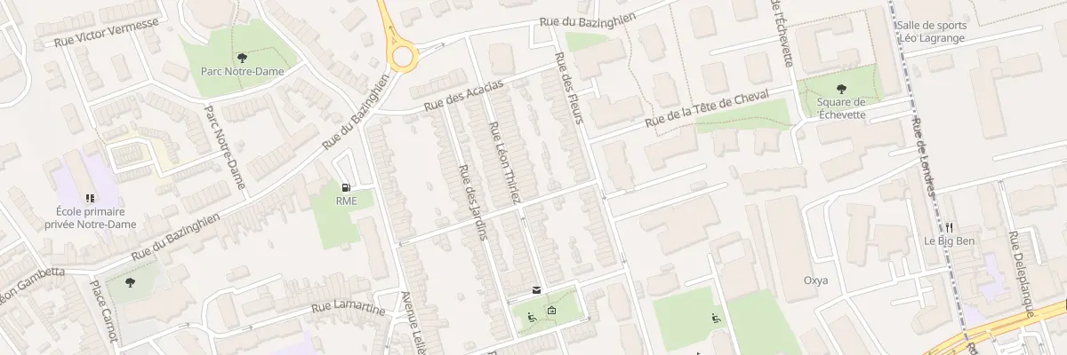 Plan du 80 Rue Léon Thiriez à Loos