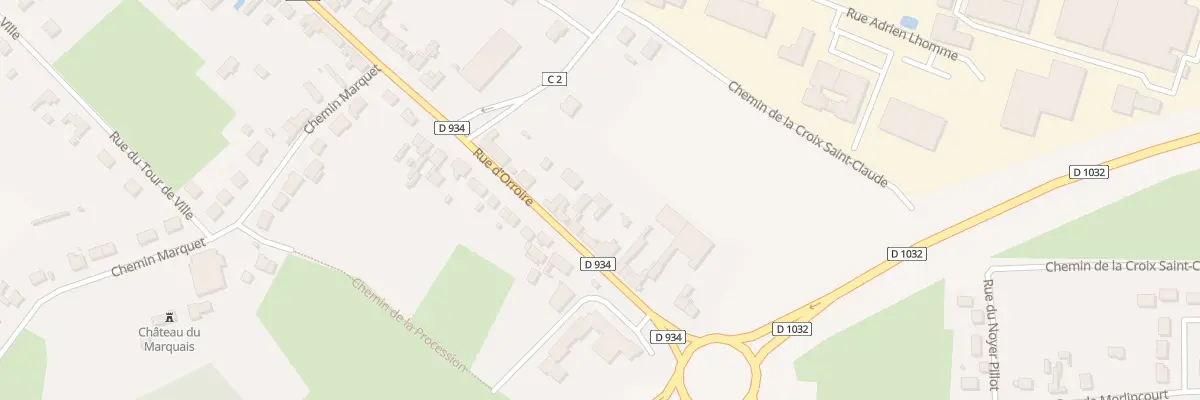 Plan du 967 Rue d’Orroire à Noyon
