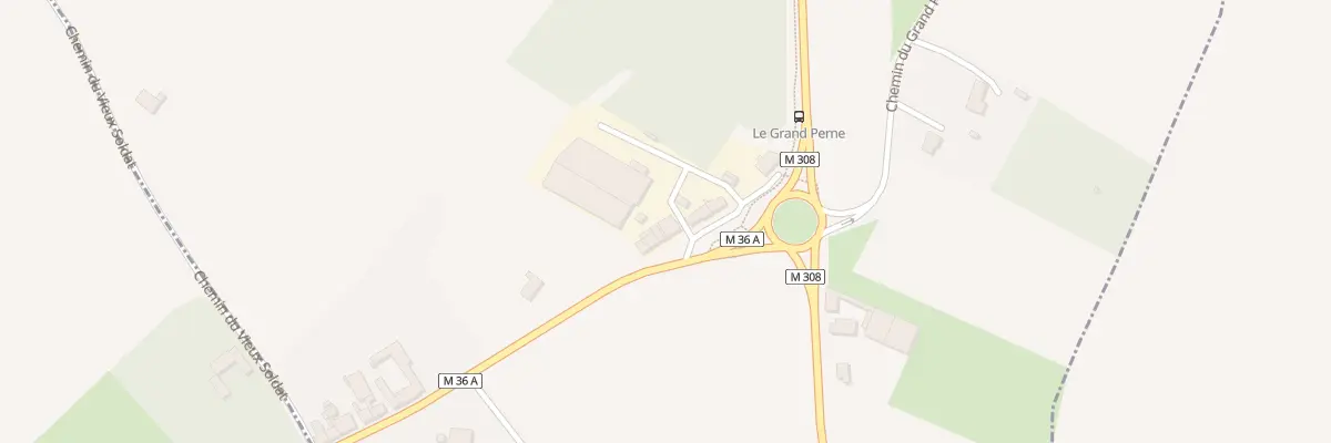 Plan du 100 Rue Gd Perne au Vieux Soldat à Comines