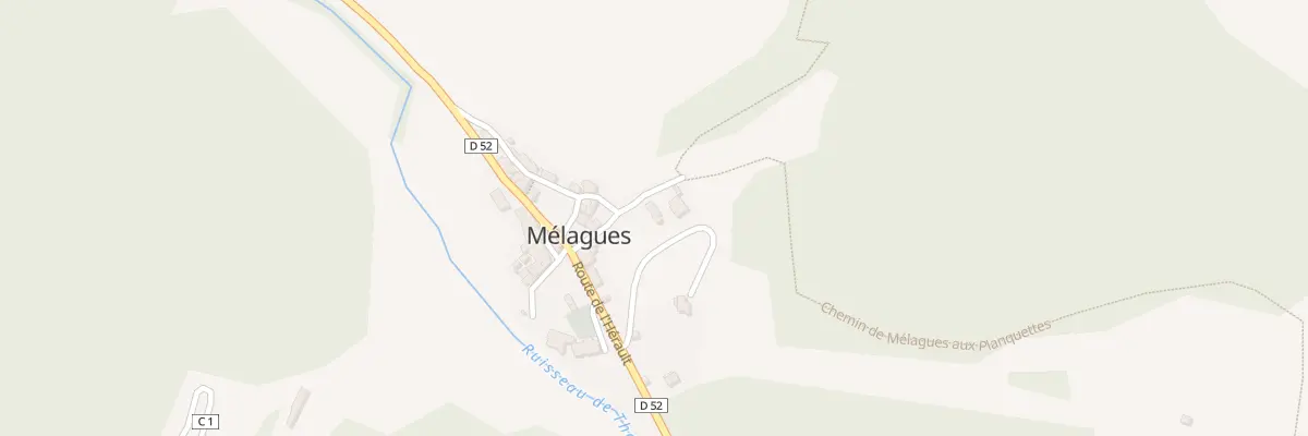 Plan du 5061 Melagues à Mélagues