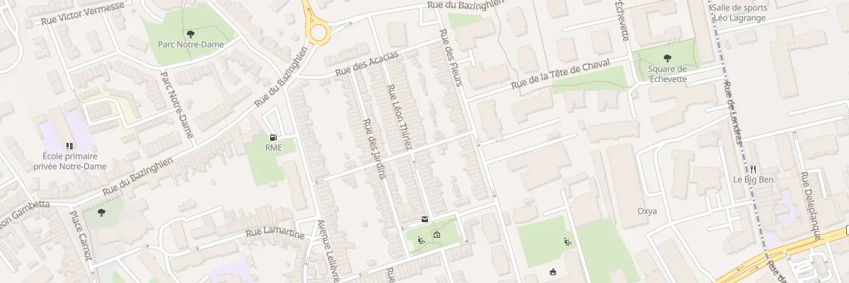 Plan du 1 Rue des Lilas à Loos