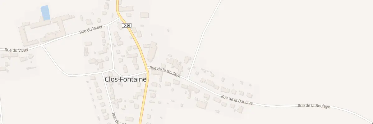 Plan du 2 Rue Chardanne à Clos-Fontaine