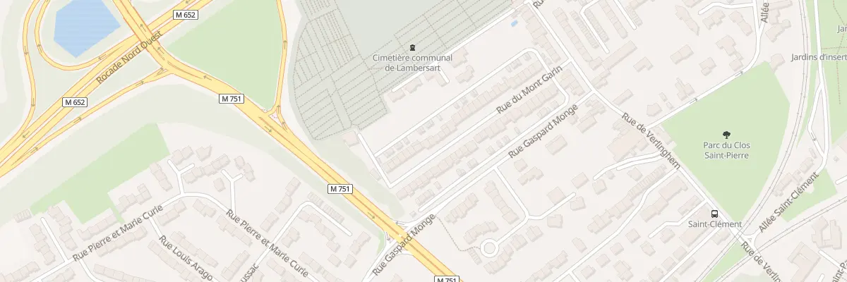 Plan du 44 Rue du Mont Garin à Lambersart