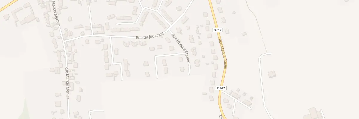 Plan du 6 Rue Honoré Mazier à Crisolles