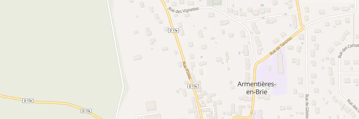Plan du 17B Rte d’Isles à Armentières-en-Brie