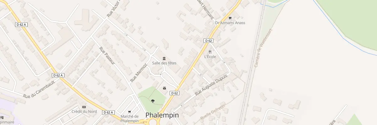 Plan du 11A Rue Jean-baptiste Lebas à Phalempin
