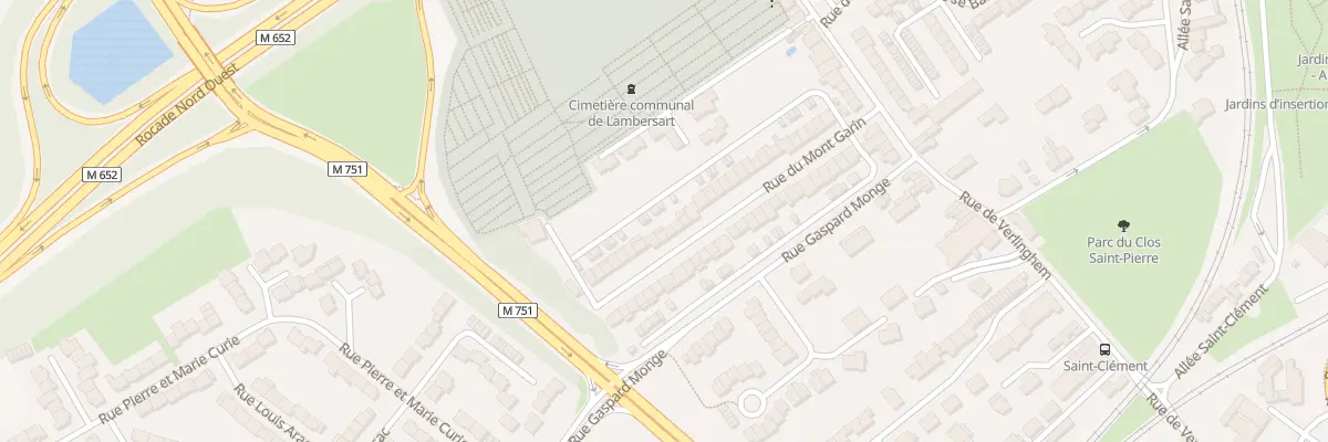 Plan du 40 Rue du Mont Garin à Lambersart