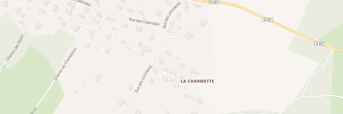 Plan du 13 Rue des Loncheres Le Colombier à Loubeyrat