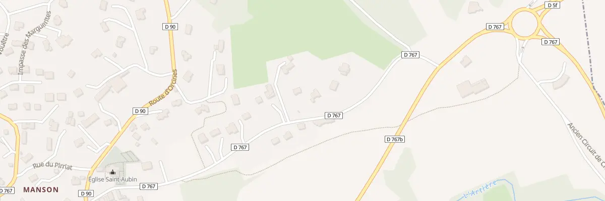 Plan du 13 Rte de Charade Vge Manson à Saint-Genès-Champanelle