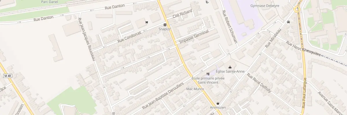 Plan du 40 Rue du Général Leclerc à Loos