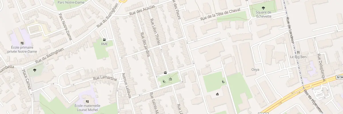 Plan du 60 Rue Léon Thiriez à Loos