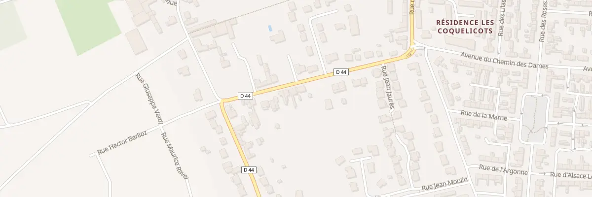 Plan du 13 Rue du Profond Chemin à Brebières