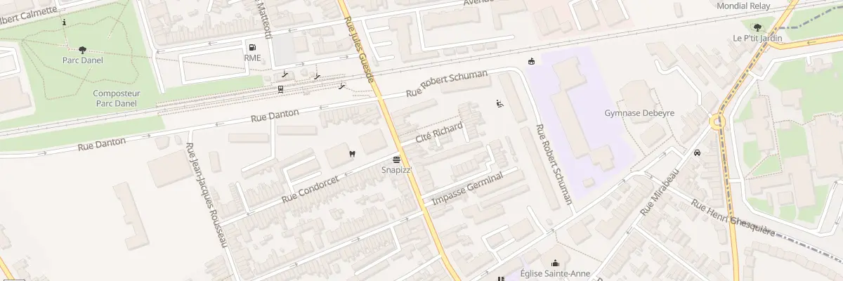Plan du 19 Rue du Général Leclerc à Loos
