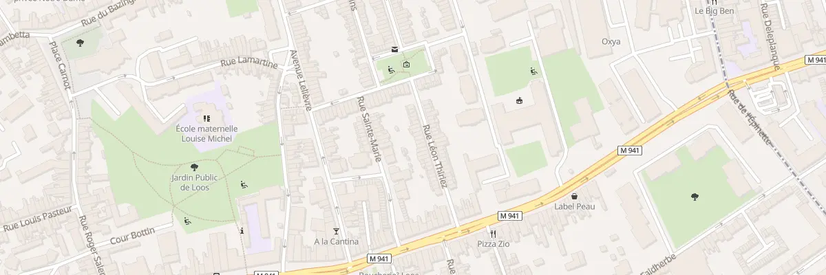 Plan du 29 Rue Léon Thiriez à Loos