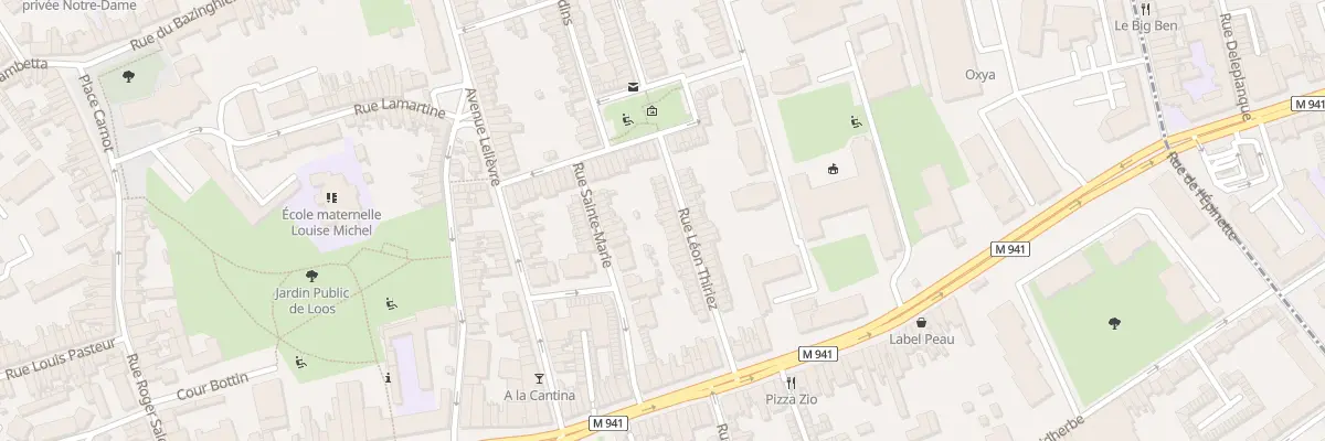 Plan du 31 Rue Léon Thiriez à Loos