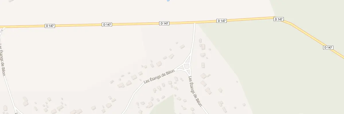 Plan du 87 Les Etangs de Beon à Bazoches-sur-le-Betz