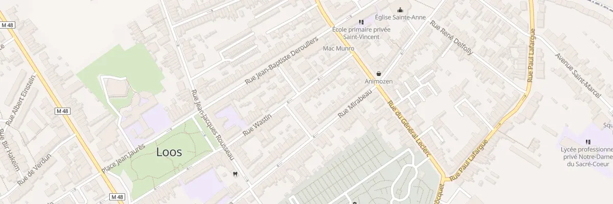 Plan du 27 Rue Wastin à Loos