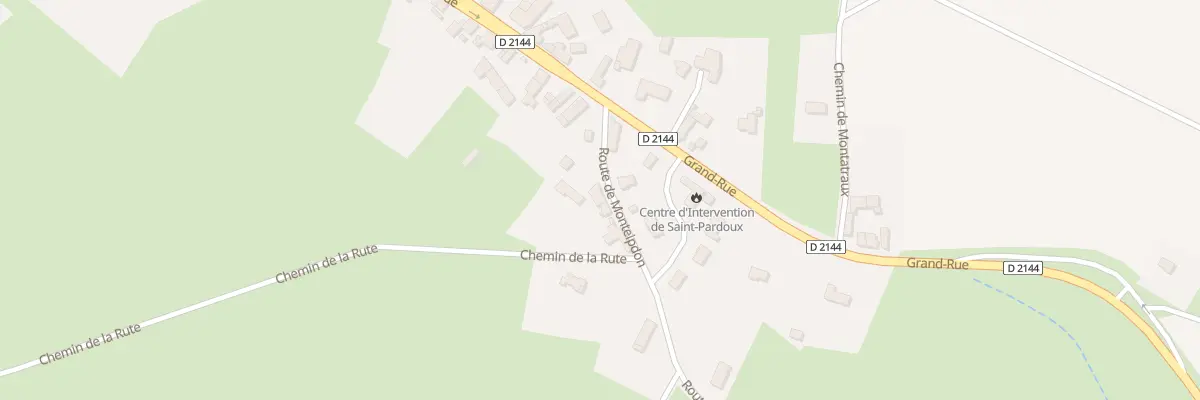 Plan du 4 Rte de Monteipdon à Saint-Pardoux