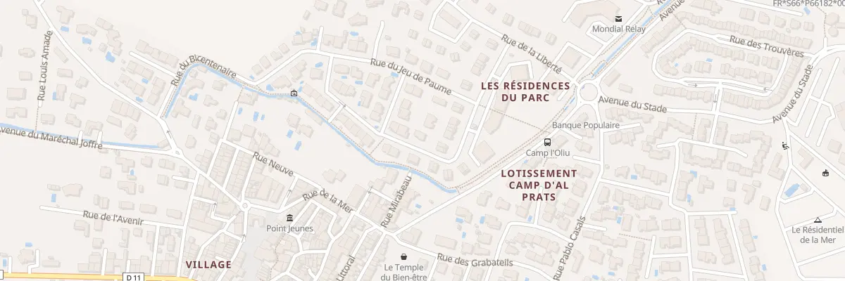 Plan du 15 Rue des Droits de l’Homme à Sainte-Marie-la-Mer