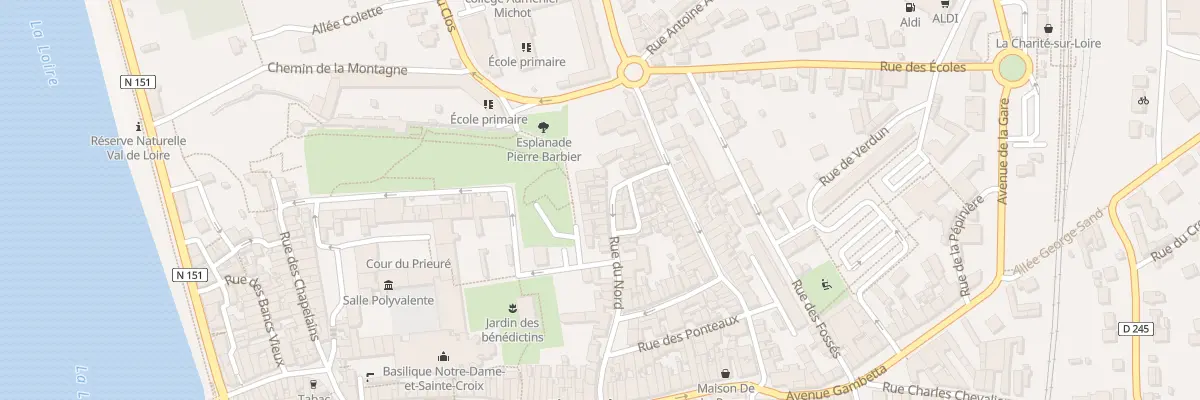 Plan du 33 Rue du Nord à La Charité-sur-Loire