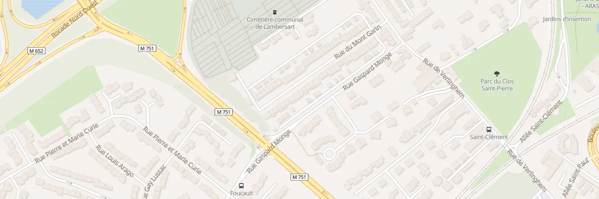 Plan du 39 Rue du Mont Garin à Lambersart
