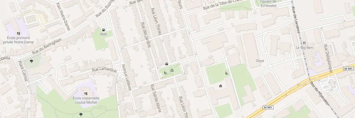 Plan du 46 Rue Léon Thiriez à Loos
