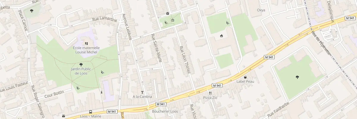 Plan du 19 Rue Léon Thiriez à Loos