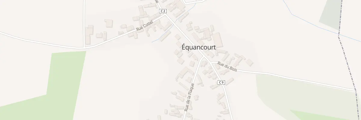 Plan du 26 Gr Grande Rue à Équancourt