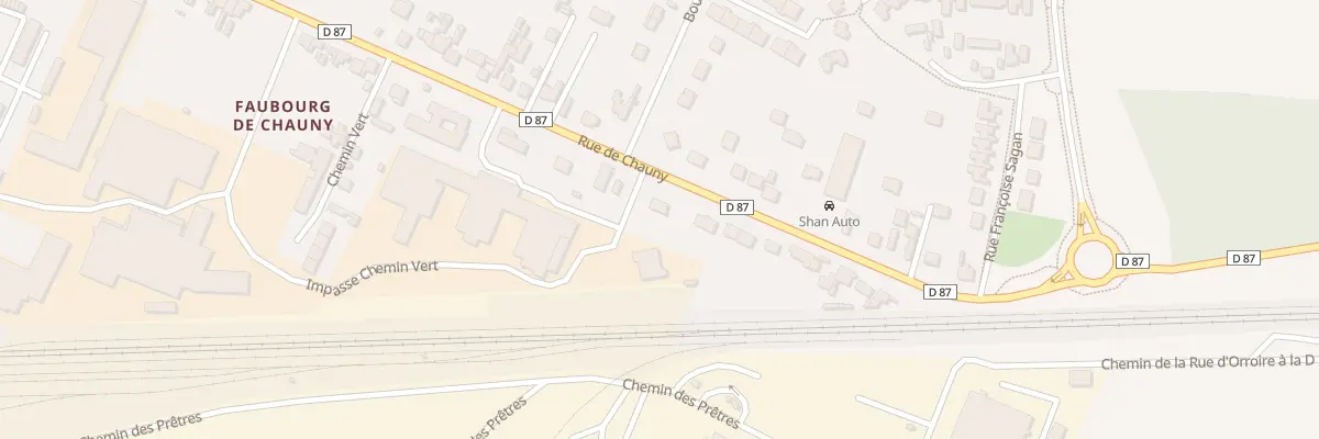 Plan du 648 Rue de Chauny à Noyon