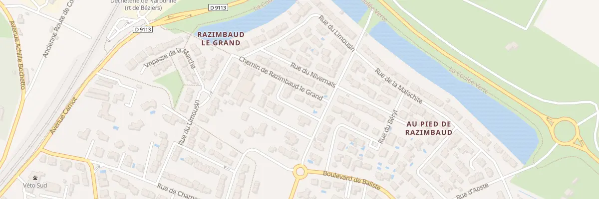 Plan du 31C Cr du Bas Razimbaud à Narbonne