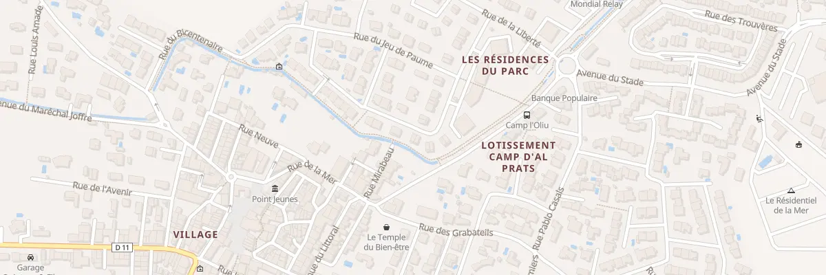 Plan du 34 Rue des Droits de l’Homme à Sainte-Marie-la-Mer