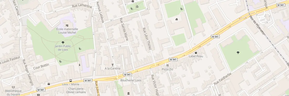 Plan du 5 Rue Léon Thiriez à Loos