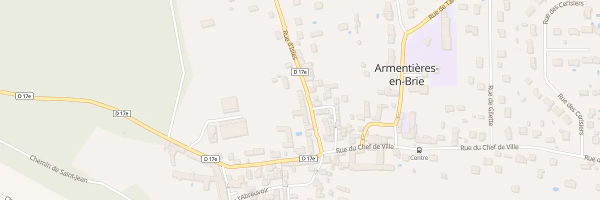 Plan du 13 Rte d’Isles à Armentières-en-Brie