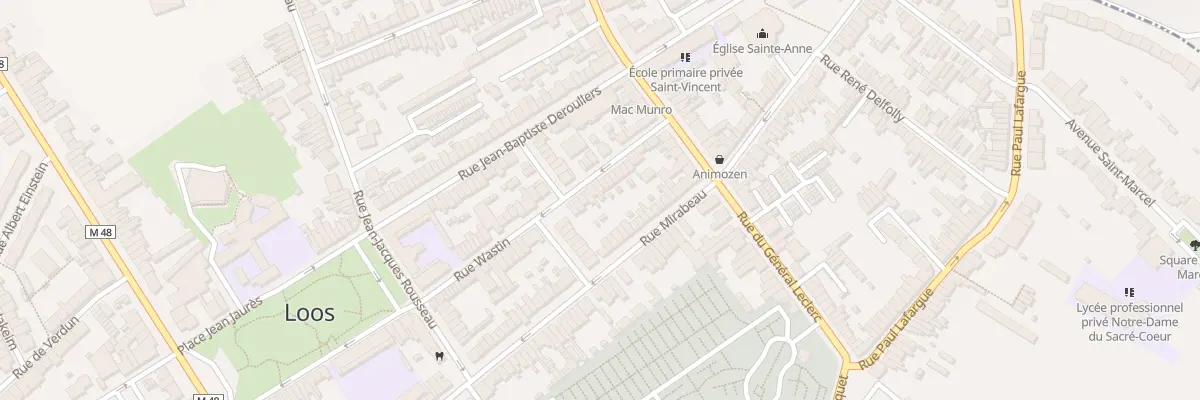 Plan du 19 Rue Wastin à Loos