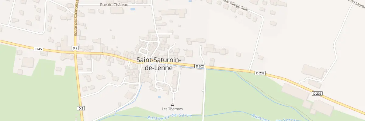 Plan du 5053 Saint Saturnin de Lenne à Saint-Saturnin-de-Lenne