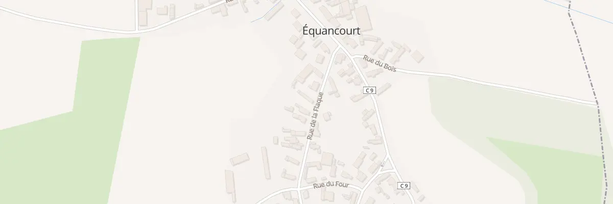 Plan du 4 Rue de la Flaque à Équancourt