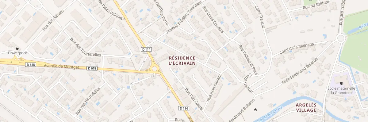 Plan du 2 Rue Marcel Pagnol à Argelès-sur-Mer